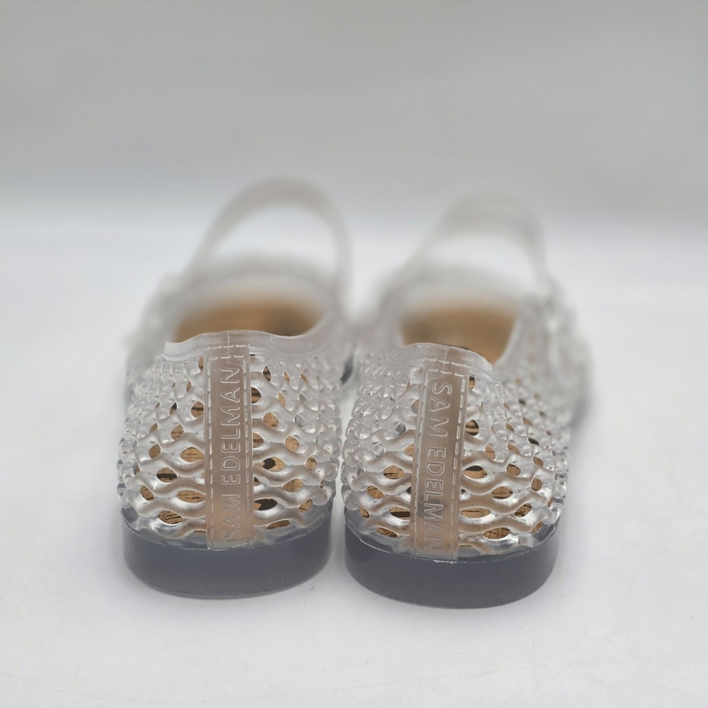 Sam Edelman Jelly 'Michaela' Mary Jane Clear Flats Womens SIZE 10 - NWOB - Picture 5 of 8